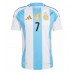 Argentina Rodrigo De Paul #7 Prima Maglia Copa America 2024 Manica Corta